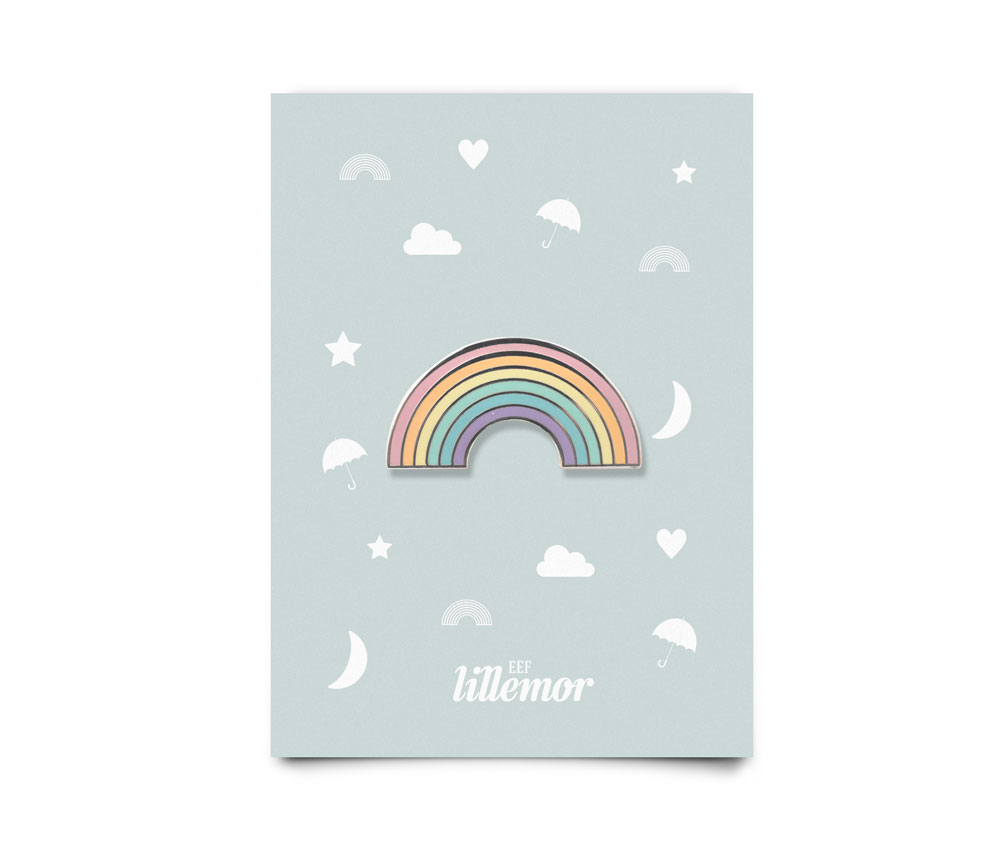 EEF Lillemor rinnanõel Beautiful Rainbow